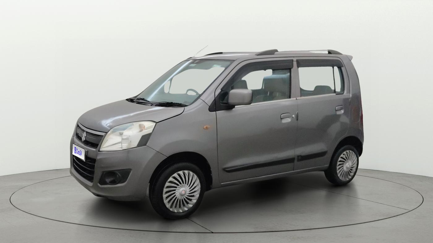 2018 Maruti Wagon R 1.0 VXI AMT, Petrol, Automatic, 49,518 km, Left Front Diagonal