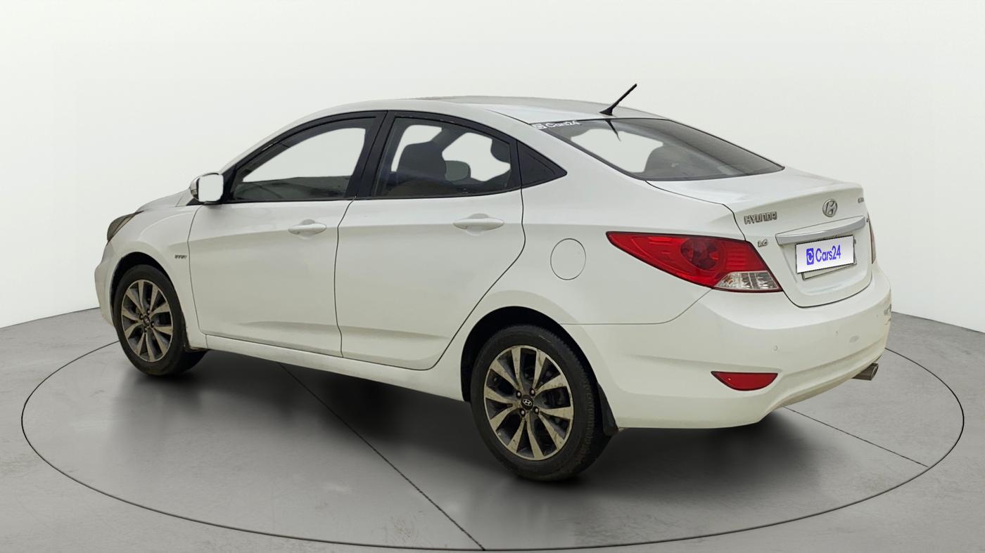 2013 Hyundai Verna FLUIDIC 1.6 VTVT SX, Petrol, Manual, 69,987 km, Left Back Diagonal