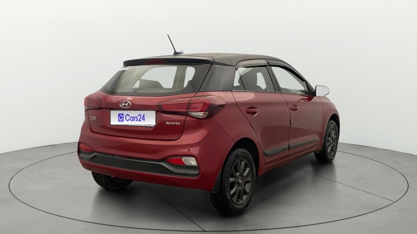 2019 Hyundai Elite i20 SPORTZ PLUS 1.2, Petrol, Manual, 31,783 km, Right Back Diagonal