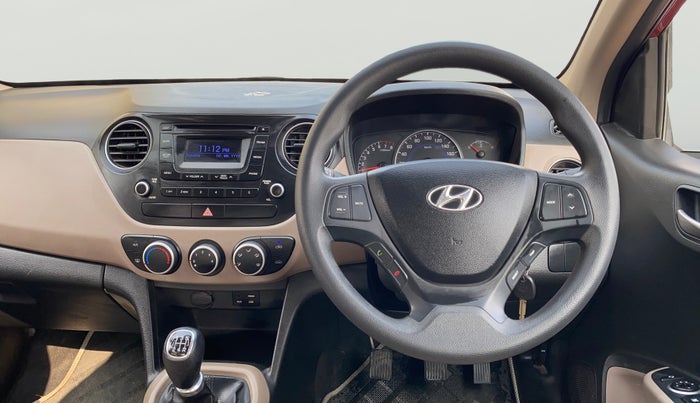 2016 Hyundai Grand i10 SPORTZ 1.2 KAPPA VTVT, Petrol, Manual, 14,572 km, Steering Wheel Close Up