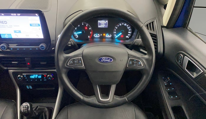 2018 Ford Ecosport TITANIUM 1.5L PETROL, Petrol, Manual, 54,496 km, Steering Wheel Close Up