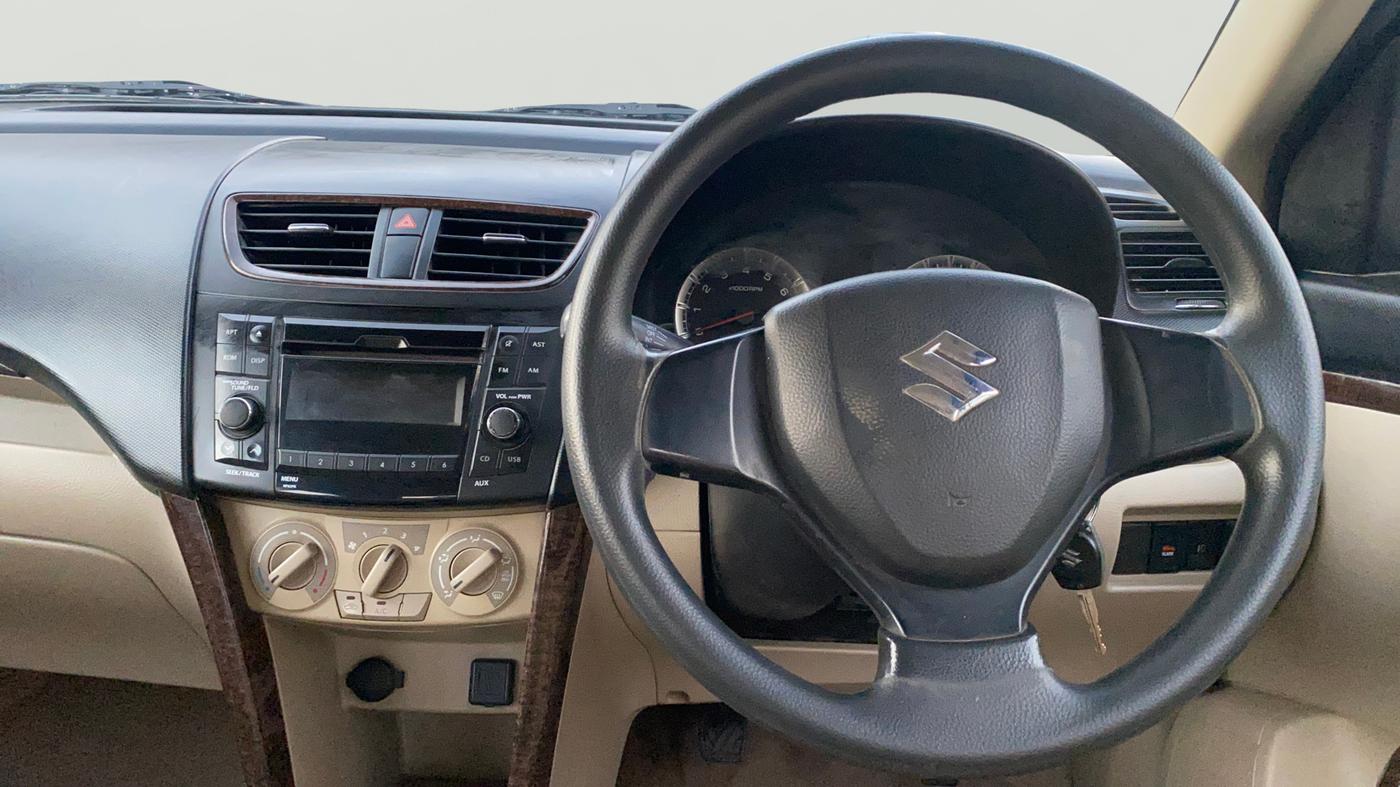 2015 Maruti Swift Dzire VXI, Petrol, Manual, 76,868 km, Steering Wheel Close Up