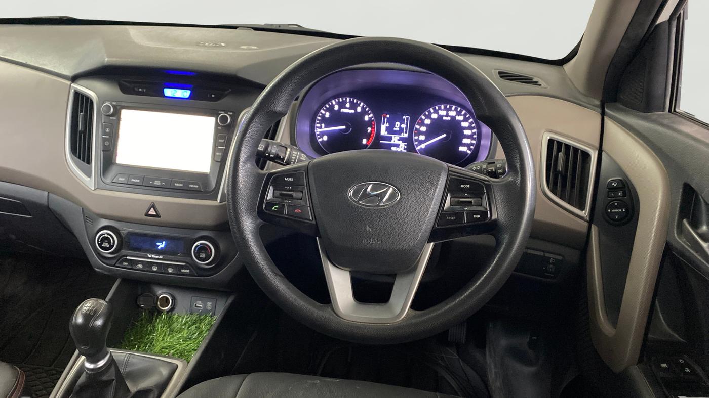 2017 Hyundai Creta SX PLUS 1.6 PETROL, Petrol, Manual, 96,335 km, Steering Wheel Close Up