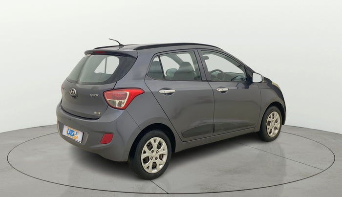 2014 Hyundai Grand i10 SPORTZ 1.2 KAPPA VTVT, Petrol, Manual, 33,522 km, Right Back Diagonal
