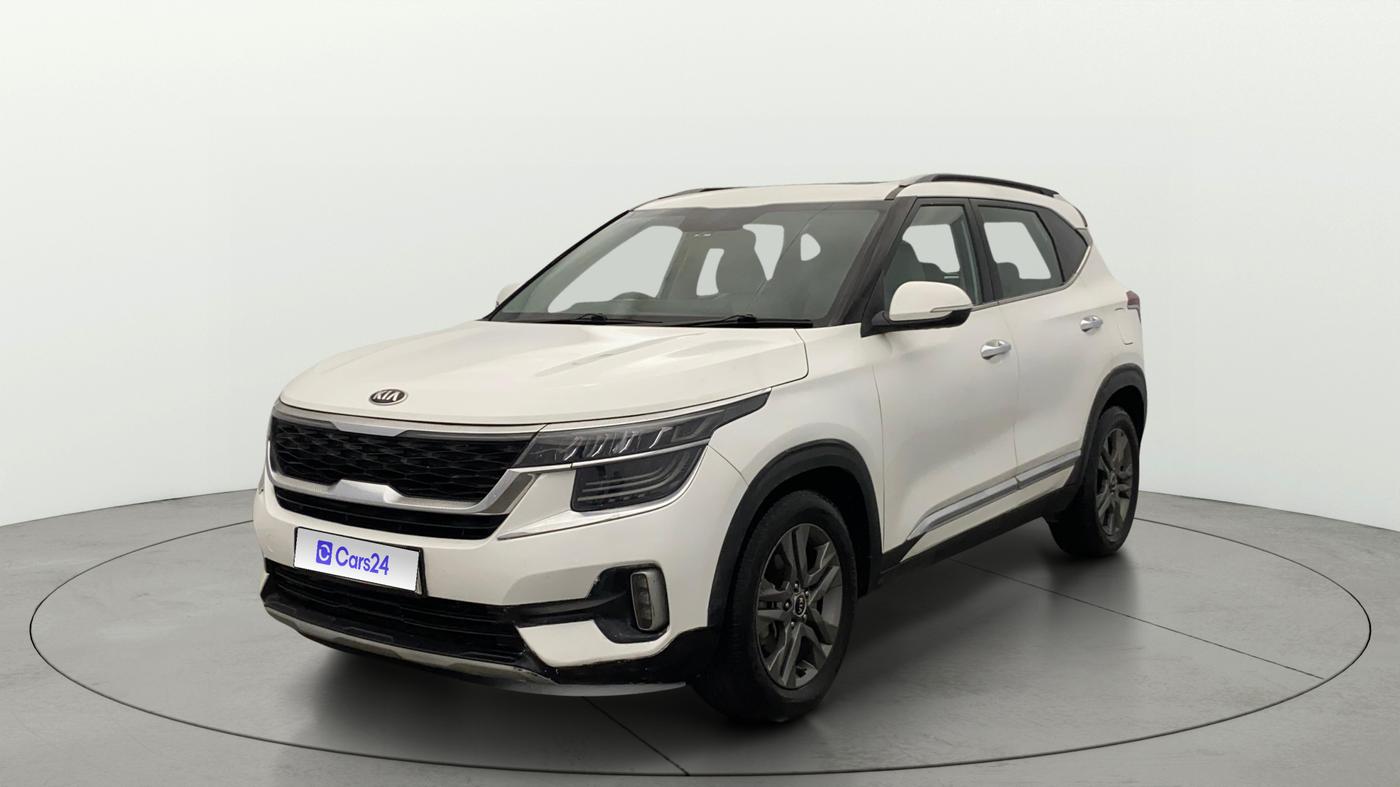 2020 KIA SELTOS HTX PLUS AT1.5 DIESEL, Diesel, Automatic, 90,273 km, Left Front Diagonal