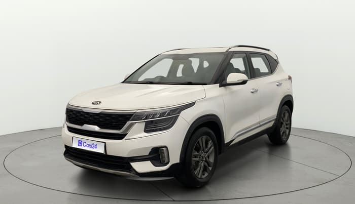 2020 KIA SELTOS HTX PLUS AT1.5 DIESEL, Diesel, Automatic, 90,273 km, Left Front Diagonal