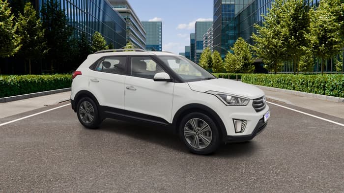 2017 Hyundai Creta SX PLUS AT 1.6 PETROL, Petrol, Automatic, 72,107 km, Right Front Diagonal