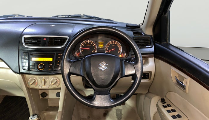 2014 Maruti Swift Dzire VXI, Petrol, Manual, 60,371 km, Steering Wheel Close Up