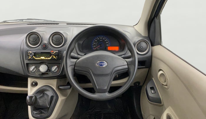 2017 Datsun Go Plus T, Petrol, Manual, 20,192 km, Steering Wheel Close Up