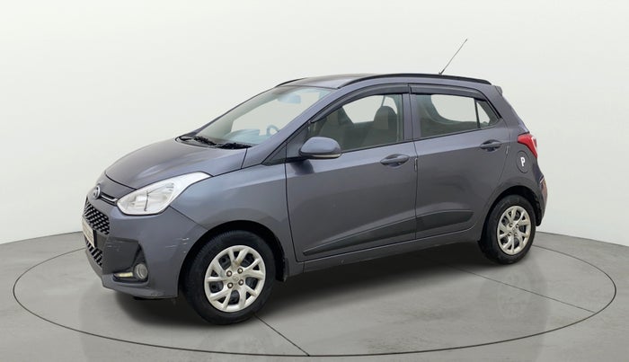 2017 Hyundai Grand i10 SPORTZ (O) 1.2 KAPPA VTVT, Petrol, Manual, 49,361 km, Left Front Diagonal