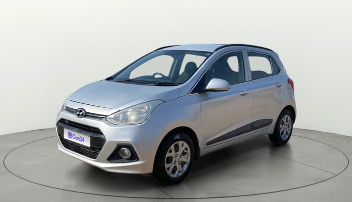 2015 Hyundai Grand i10 SPORTZ 1.2 KAPPA VTVT, Petrol, Manual, 88,547 km, Left Front Diagonal