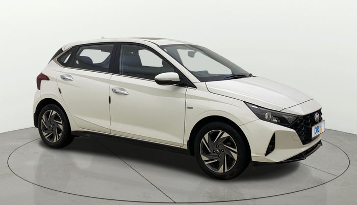 2021 Hyundai NEW I20 ASTA (O) 1.0 TURBO GDI DCT, Petrol, Automatic, 27,728 km, Right Front Diagonal