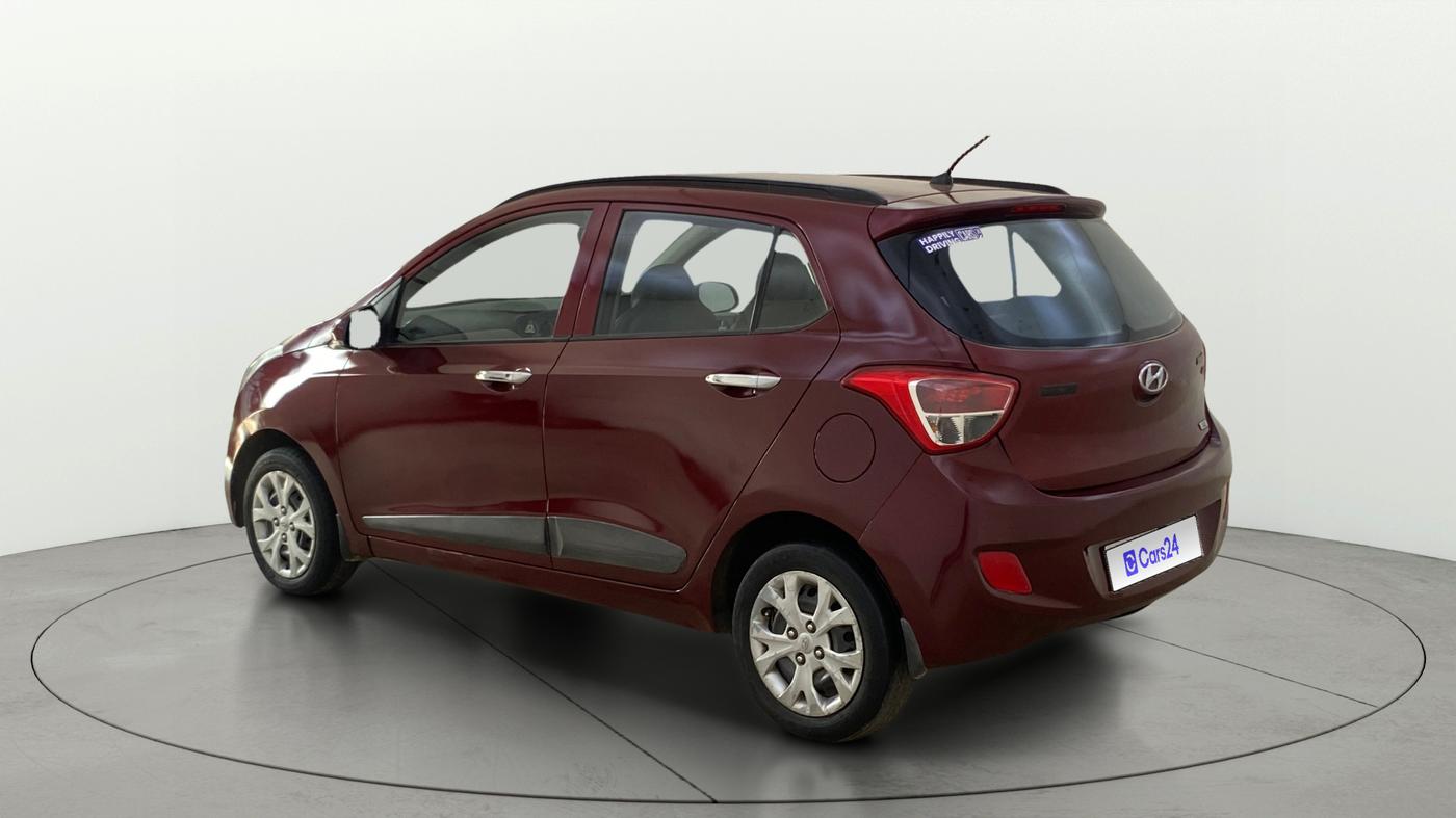 2013 Hyundai Grand i10 SPORTZ 1.2 KAPPA VTVT, Petrol, Manual, 66,349 km, Left Back Diagonal