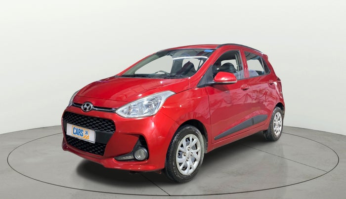 2019 Hyundai Grand i10 SPORTZ 1.2 KAPPA VTVT, Petrol, Manual, 63,032 km, Left Front Diagonal