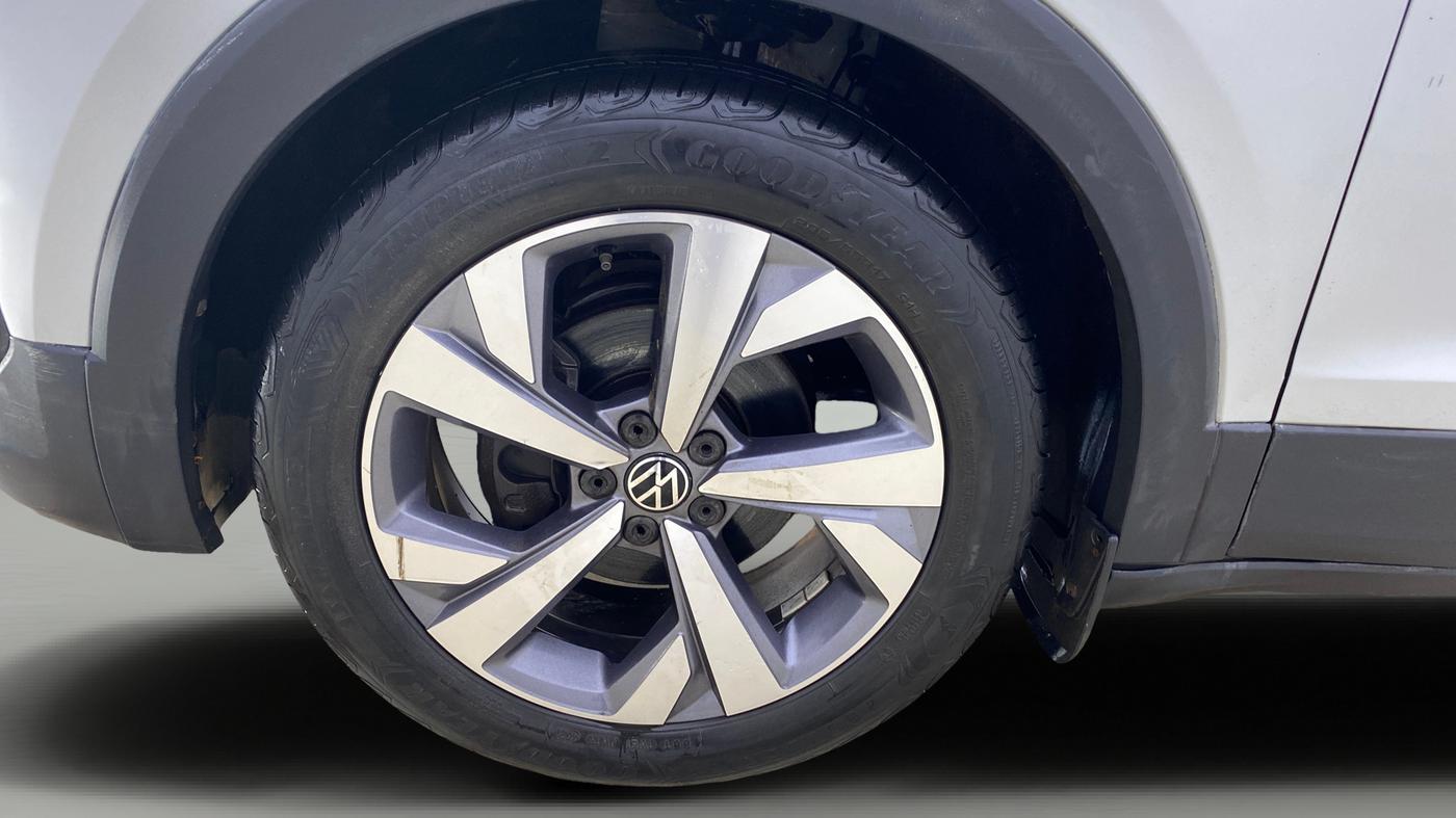 2022 Volkswagen TAIGUN TOPLINE 1.0 TSI AT, Petrol, Automatic, 43,324 km, Left Front Wheel