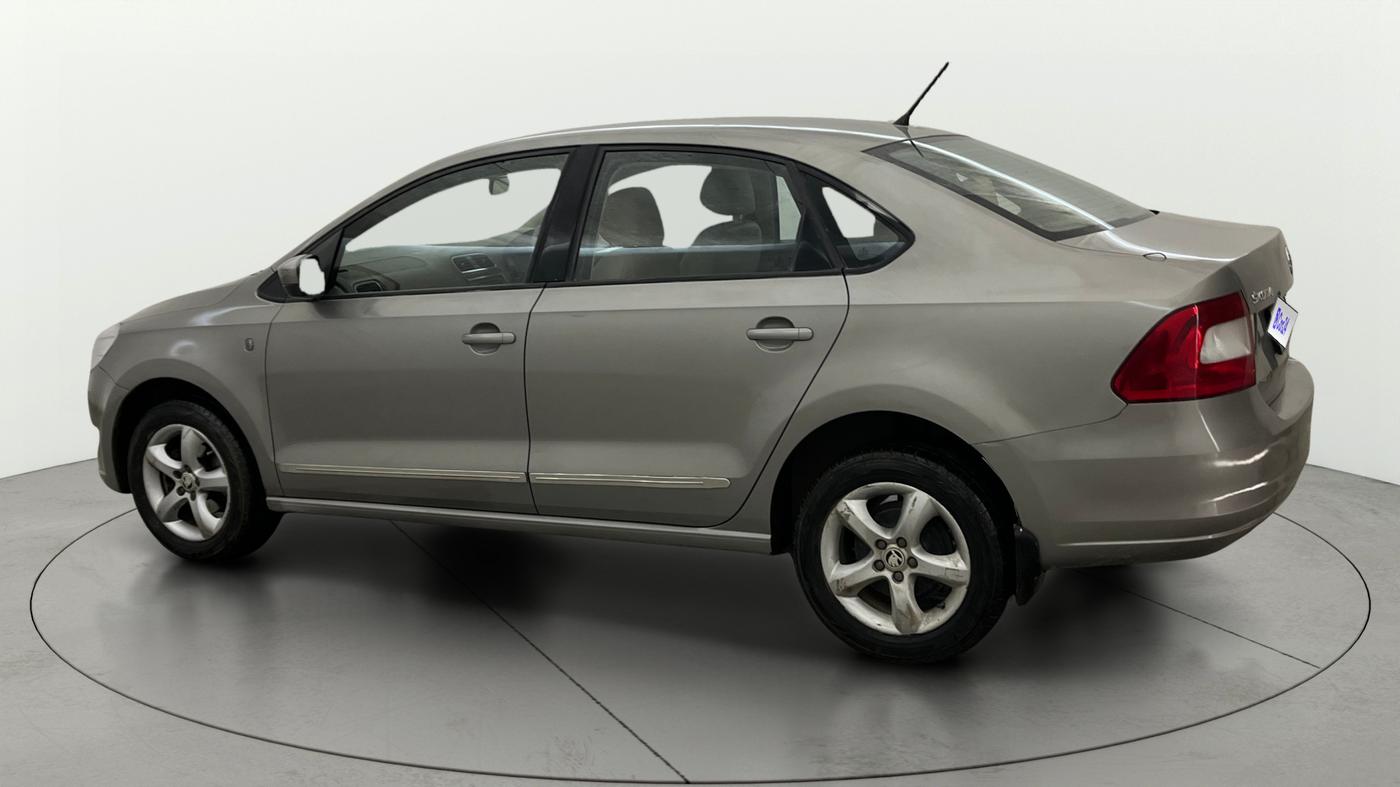 2014 Skoda Rapid AMBITION 1.6 TDI CR MT PLUS, Diesel, Manual, 51,112 km, Left Back Diagonal