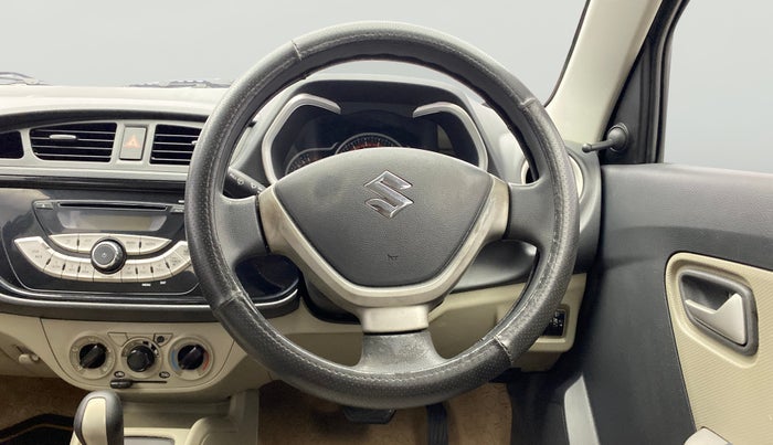 2015 Maruti Alto K10 VXI AMT, Petrol, Automatic, 1,07,039 km, Steering Wheel Close Up