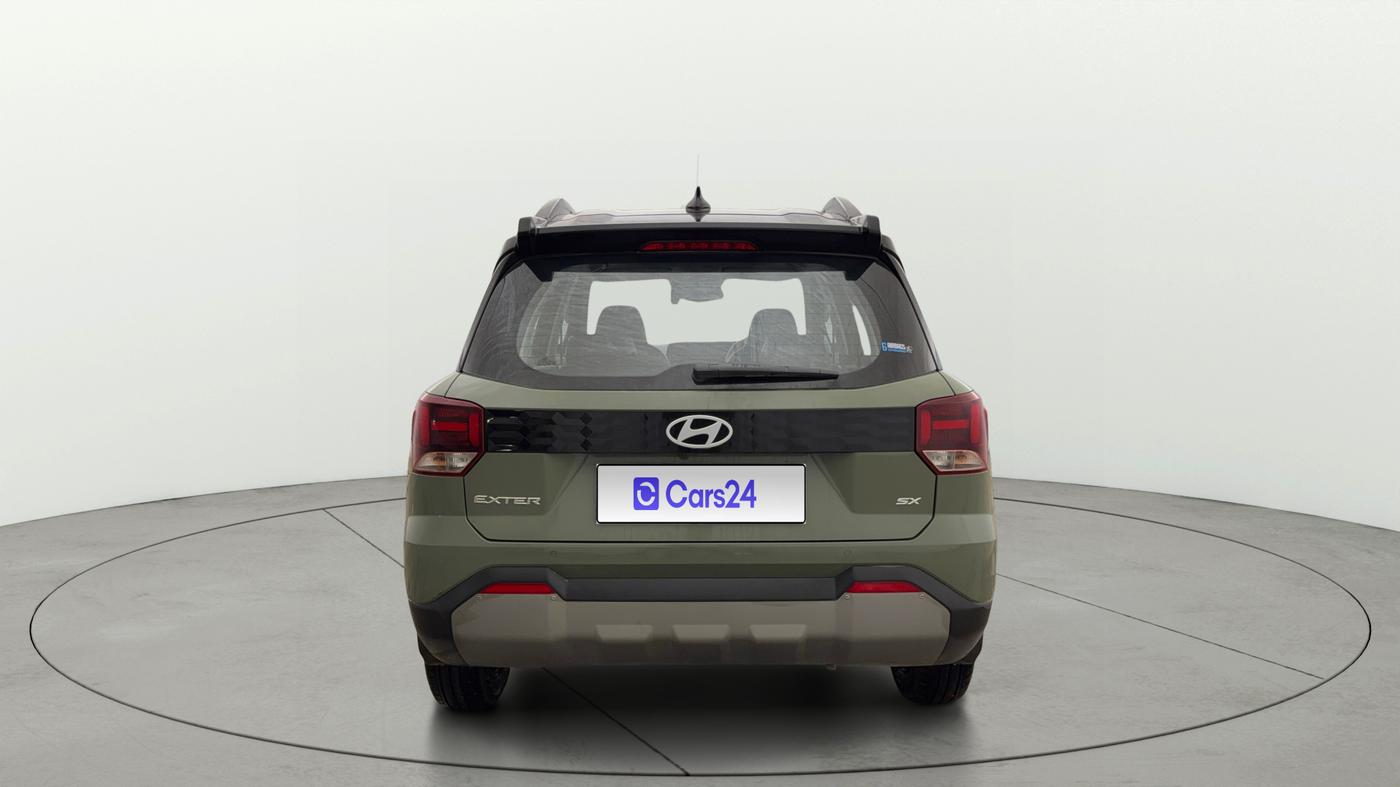 2023 Hyundai EXTER SX(O) CONNECT 1.2 AMT DUAL TONE, Petrol, Automatic, 13,620 km, Back/Rear