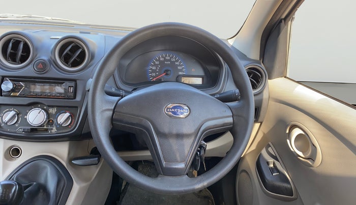 2017 Datsun Go T, Petrol, Manual, 81,608 km, Steering Wheel Close Up