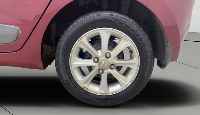 2015 Hyundai Grand i10 ASTA AT 1.2 KAPPA VTVT, Petrol, Automatic, 50,222 km, Left Rear Wheel