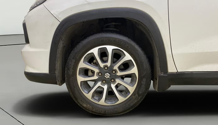 2022 Maruti Grand Vitara ALPHA SMART HYBRID AT, Petrol, Automatic, 34,828 km, Left Front Wheel