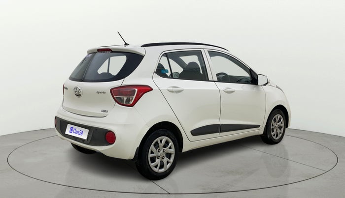 2017 Hyundai Grand i10 SPORTZ (O) 1.2 KAPPA VTVT, Petrol, Manual, 58,749 km, Right Back Diagonal