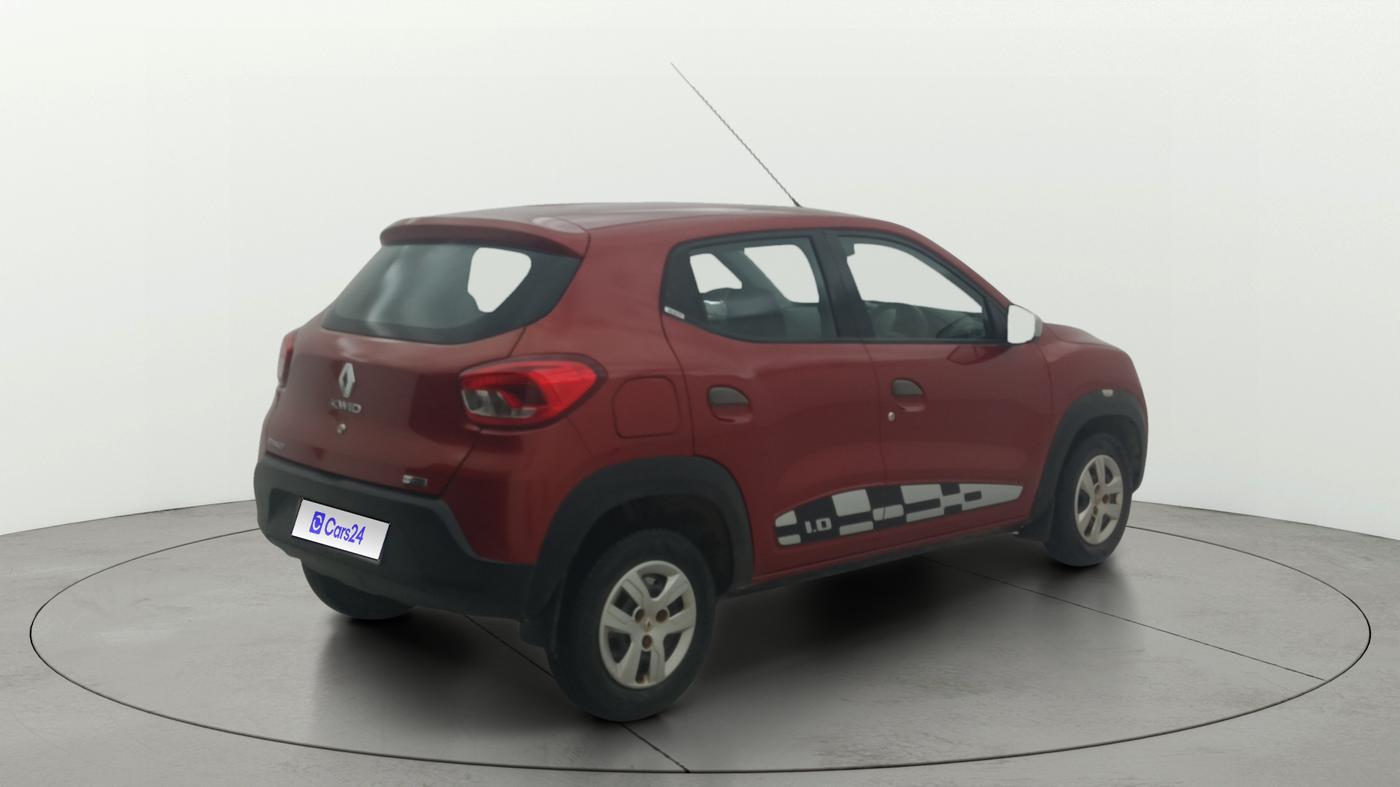 2017 Renault Kwid RXT 1.0 AMT, Petrol, Automatic, 15,755 km, Right Back Diagonal