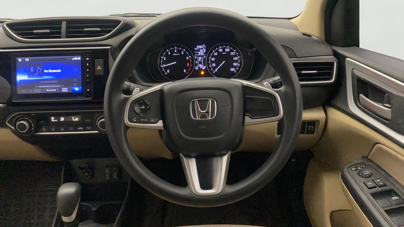2021 Honda Amaze 1.2L I-VTEC VX CVT, Petrol, Automatic, 38,972 km, Steering Wheel Close Up