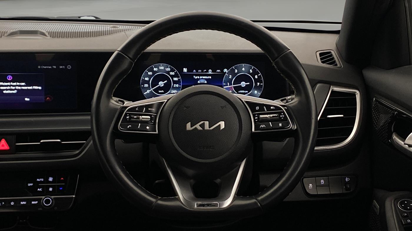2023 KIA SELTOS  GTX Plus 1.5 Turbo Petrol DCT, Petrol, Automatic, 40,934 km, Steering Wheel Close Up