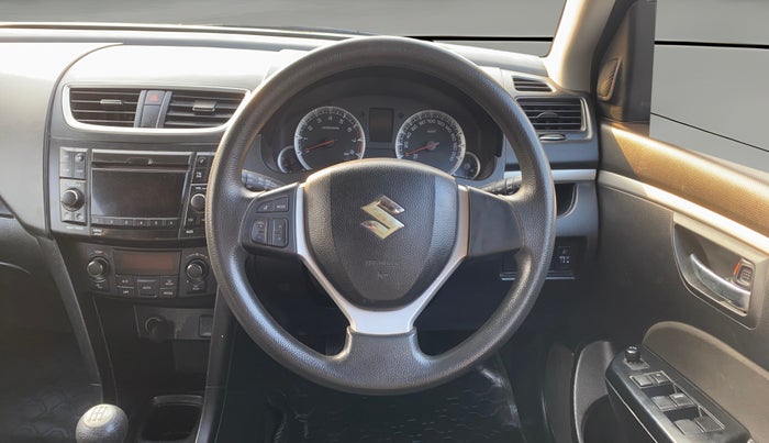 2013 Maruti Swift ZXI, Petrol, Manual, 75,340 km, Steering Wheel Close Up