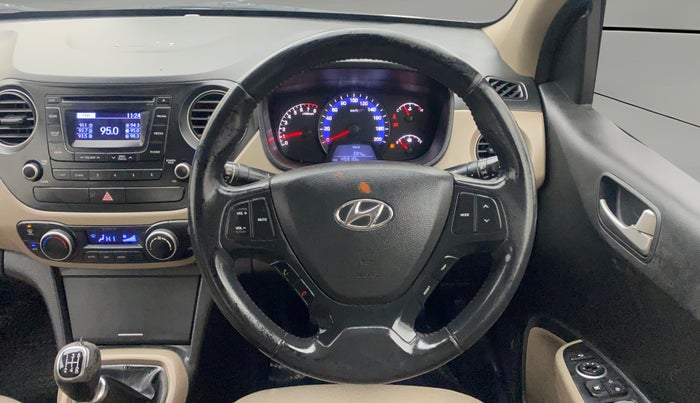 2014 Hyundai Xcent SX 1.2 (O), Petrol, Manual, 45,871 km, Steering Wheel Close Up