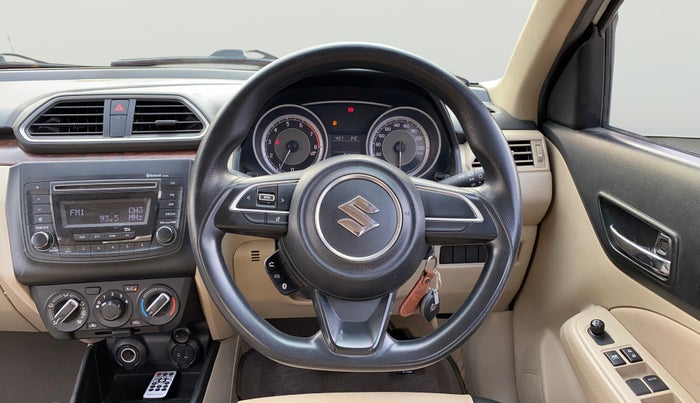2018 Maruti Dzire VXI AMT, Petrol, Automatic, 58,306 km, Steering Wheel Close Up