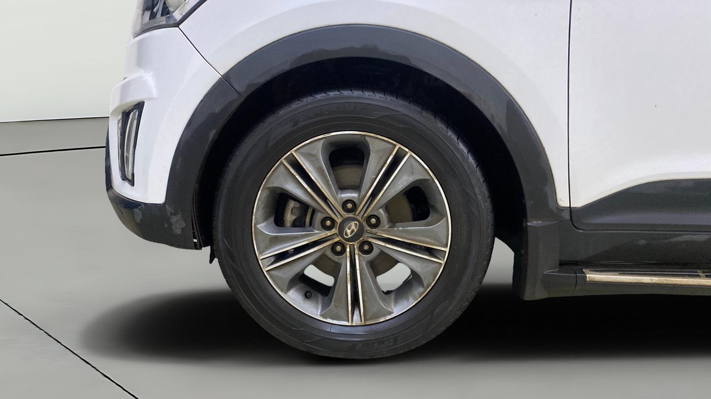 2017 Hyundai Creta SX PLUS AT 1.6 PETROL, Petrol, Automatic, 67,298 km, Left Front Wheel