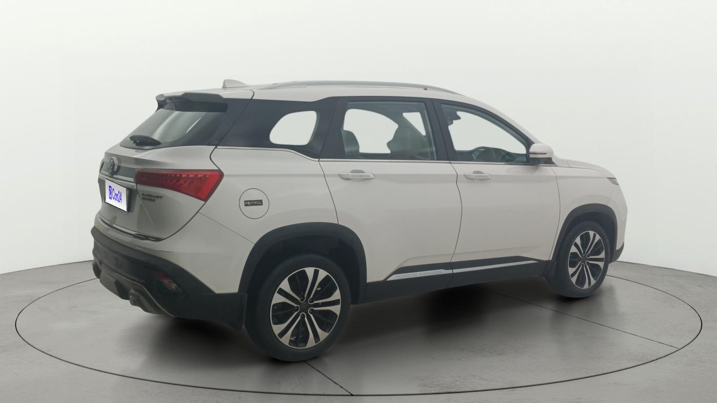 2021 MG HECTOR SHARP EX 1.5 PETROL CVT, Petrol, Automatic, 1,00,588 km, Right Back Diagonal