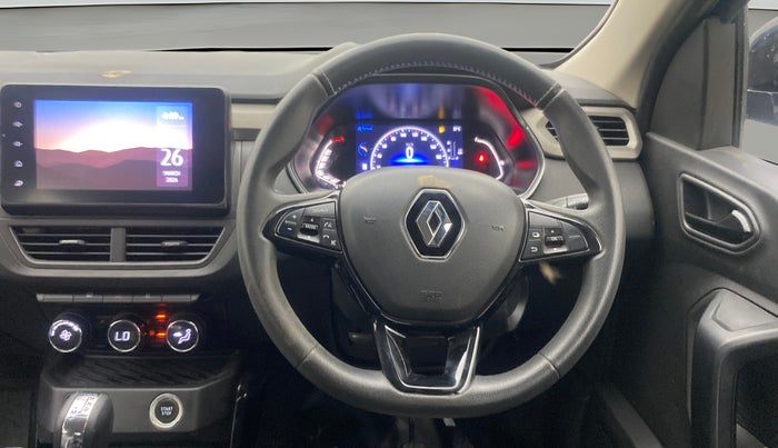 2021 Renault Kiger RXZ AMT, Petrol, Automatic, 42,389 km, Steering Wheel Close Up