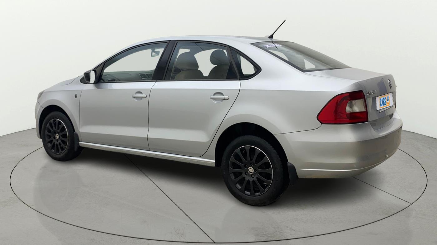 2014 Skoda Rapid 1.5 TDI CR ELEGANCE AT, Diesel, Automatic, 49,586 km, Left Back Diagonal