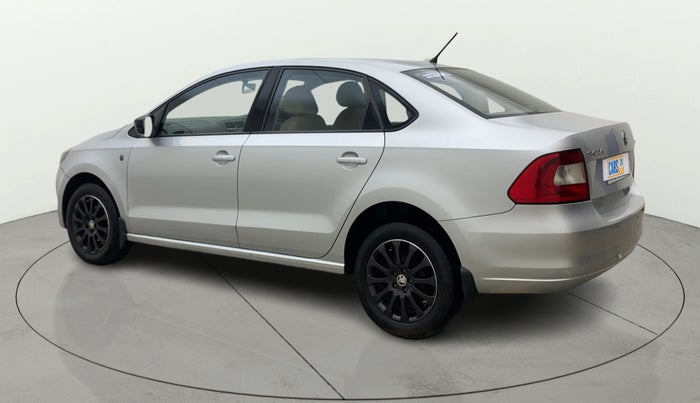 2014 Skoda Rapid 1.5 TDI CR ELEGANCE AT, Diesel, Automatic, 49,586 km, Left Back Diagonal