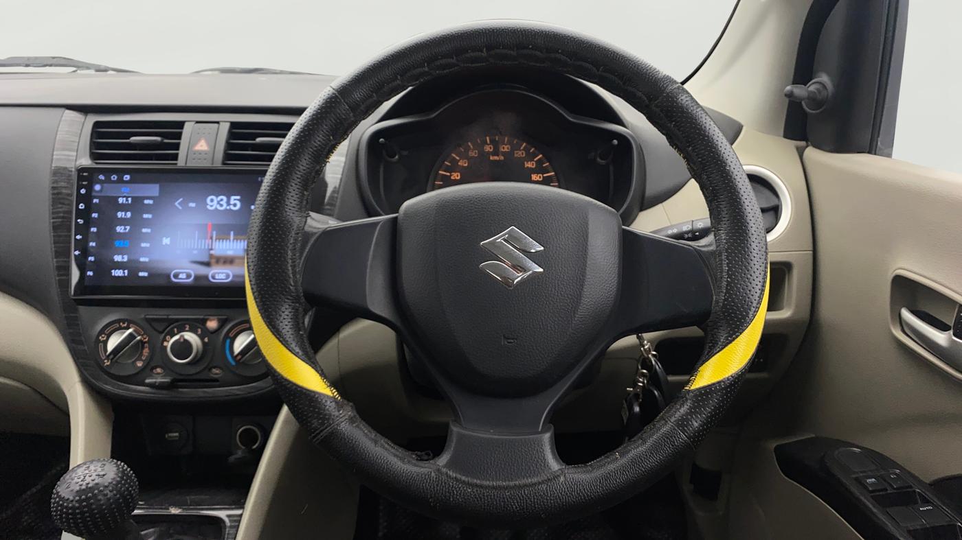 2014 Maruti Celerio VXI, Petrol, Manual, 75,637 km, Steering Wheel Close Up
