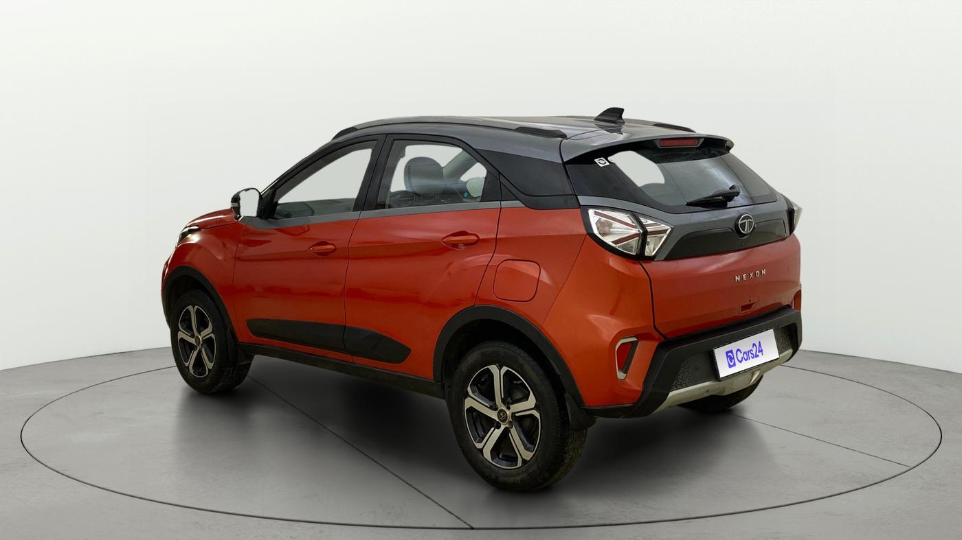 2022 Tata NEXON XZ PLUS SUNROOF PETROL DUAL TONE, Petrol, Manual, 70,753 km, Left Back Diagonal