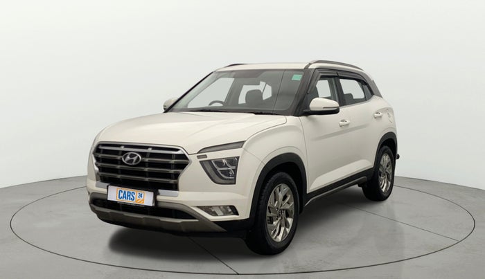 2021 Hyundai Creta SX EXECUTIVE 1.5 PETROL, Petrol, Manual, 27,201 km, Left Front Diagonal