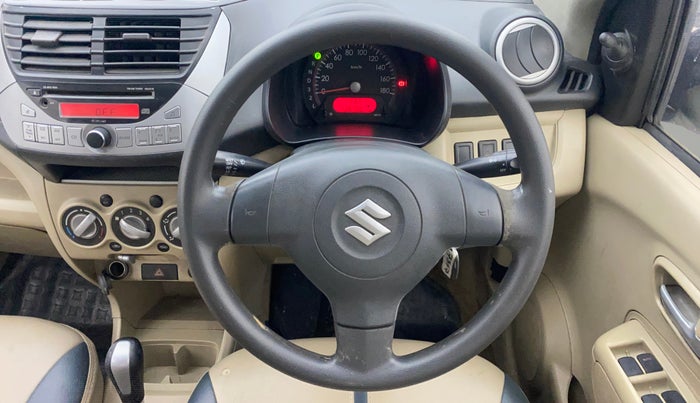 2012 Maruti A Star VXI (ABS) AT, Petrol, Automatic, 1,38,779 km, Steering Wheel Close Up