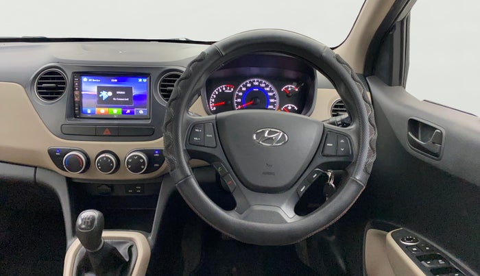 2018 Hyundai Grand i10 MAGNA 1.2 KAPPA VTVT, CNG, Manual, 43,746 km, Steering Wheel Close Up