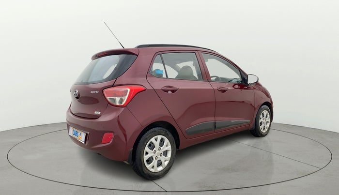 2016 Hyundai Grand i10 SPORTZ 1.2 KAPPA VTVT, Petrol, Manual, 79,694 km, Right Back Diagonal