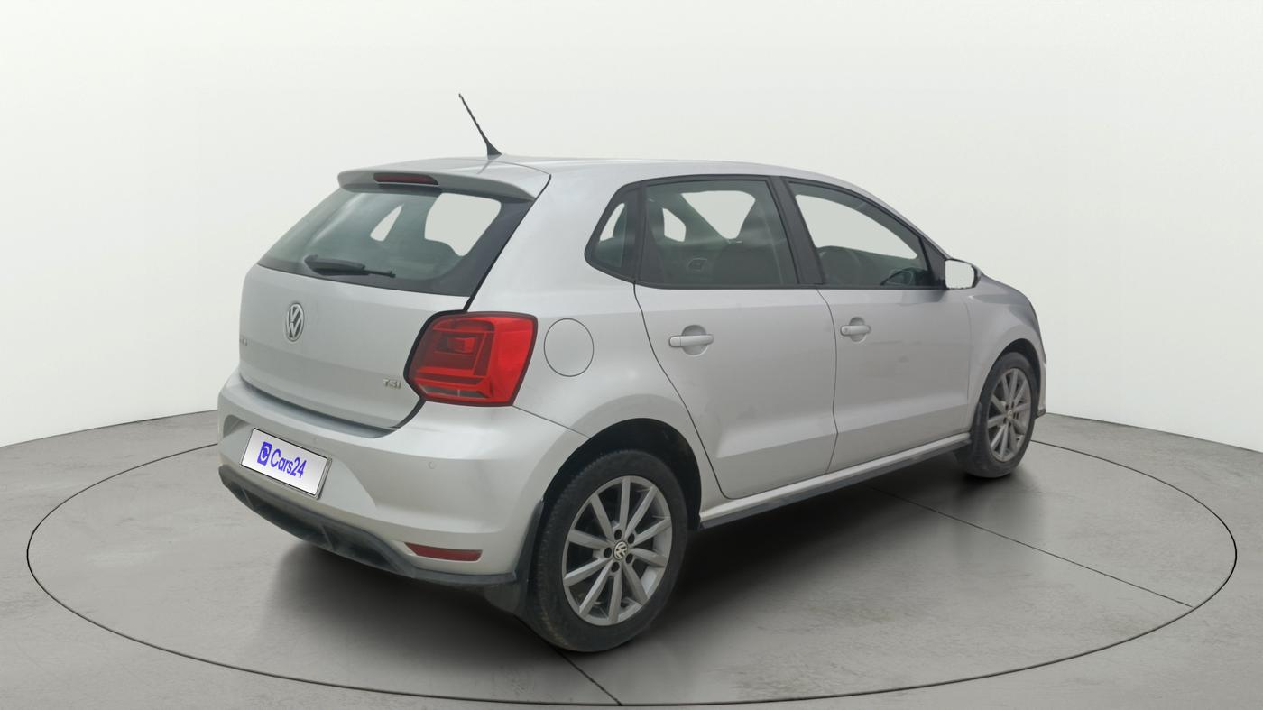 2021 Volkswagen Polo HIGHLINE PLUS 1.0, Petrol, Manual, 1,08,645 km, Right Back Diagonal