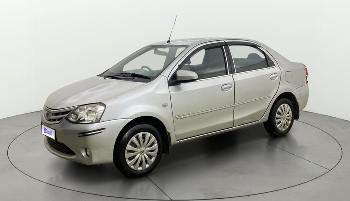 2013 Toyota Etios G, Petrol, Manual, 90,986 km, Left Front Diagonal