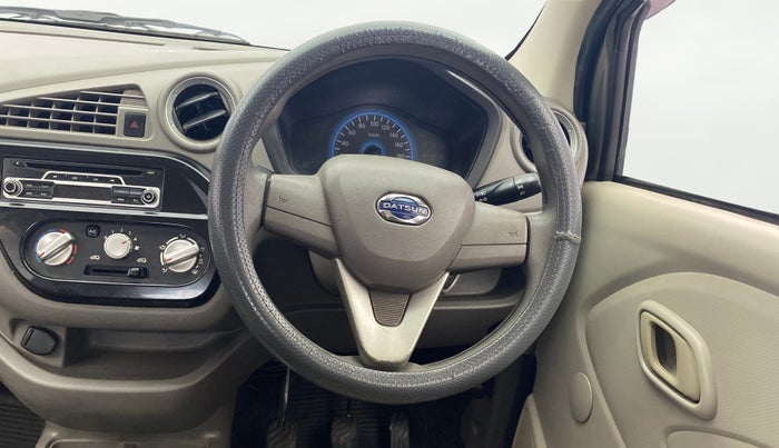 2016 Datsun Redi Go T (O), Petrol, Manual, 40,672 km, Steering Wheel Close Up