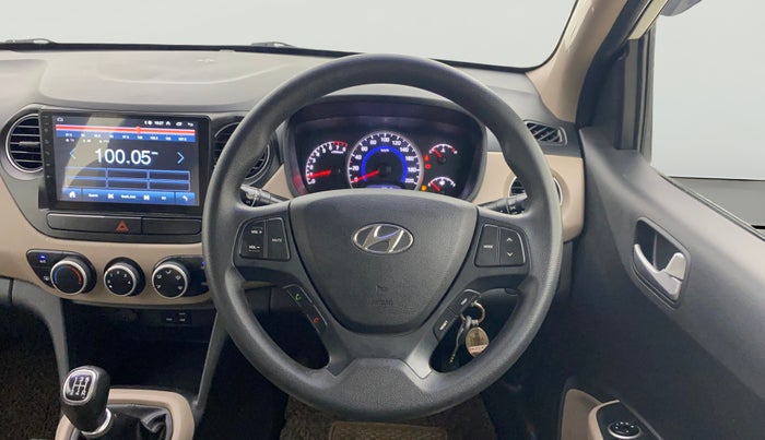 2017 Hyundai Grand i10 SPORTZ 1.2 KAPPA VTVT, Petrol, Manual, 20,125 km, Steering Wheel Close Up