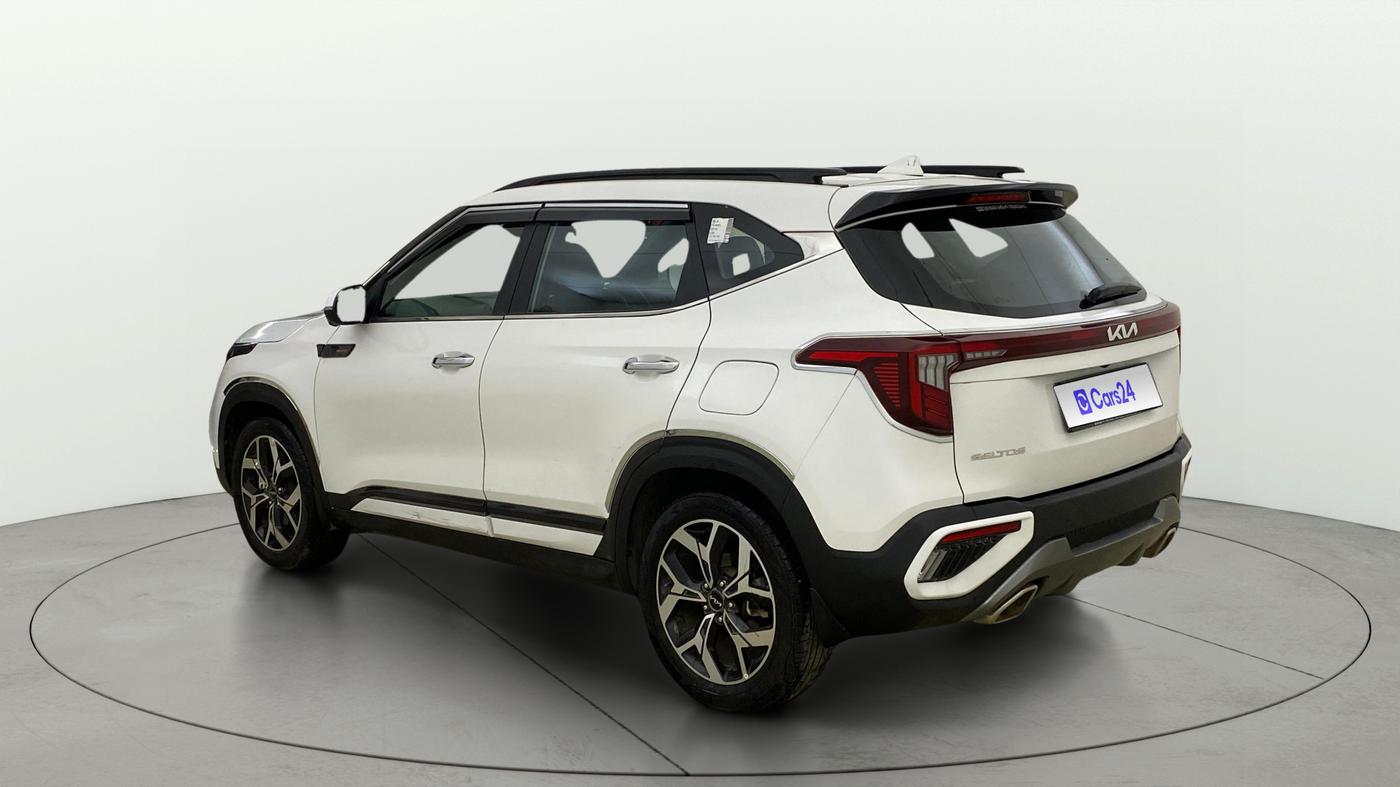 2024 KIA SELTOS  GTX Plus 1.5 Turbo Petrol DCT, Petrol, Automatic, 37,032 km, Left Back Diagonal