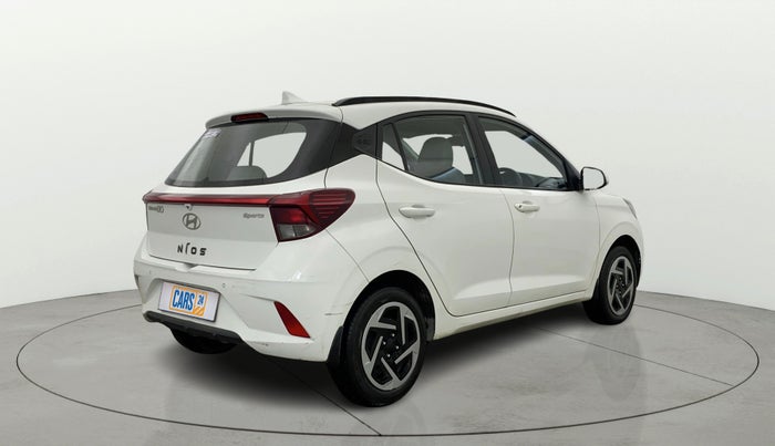 2023 Hyundai GRAND I10 NIOS SPORTZ 1.2 KAPPA VTVT, Petrol, Manual, 23,046 km, Right Back Diagonal