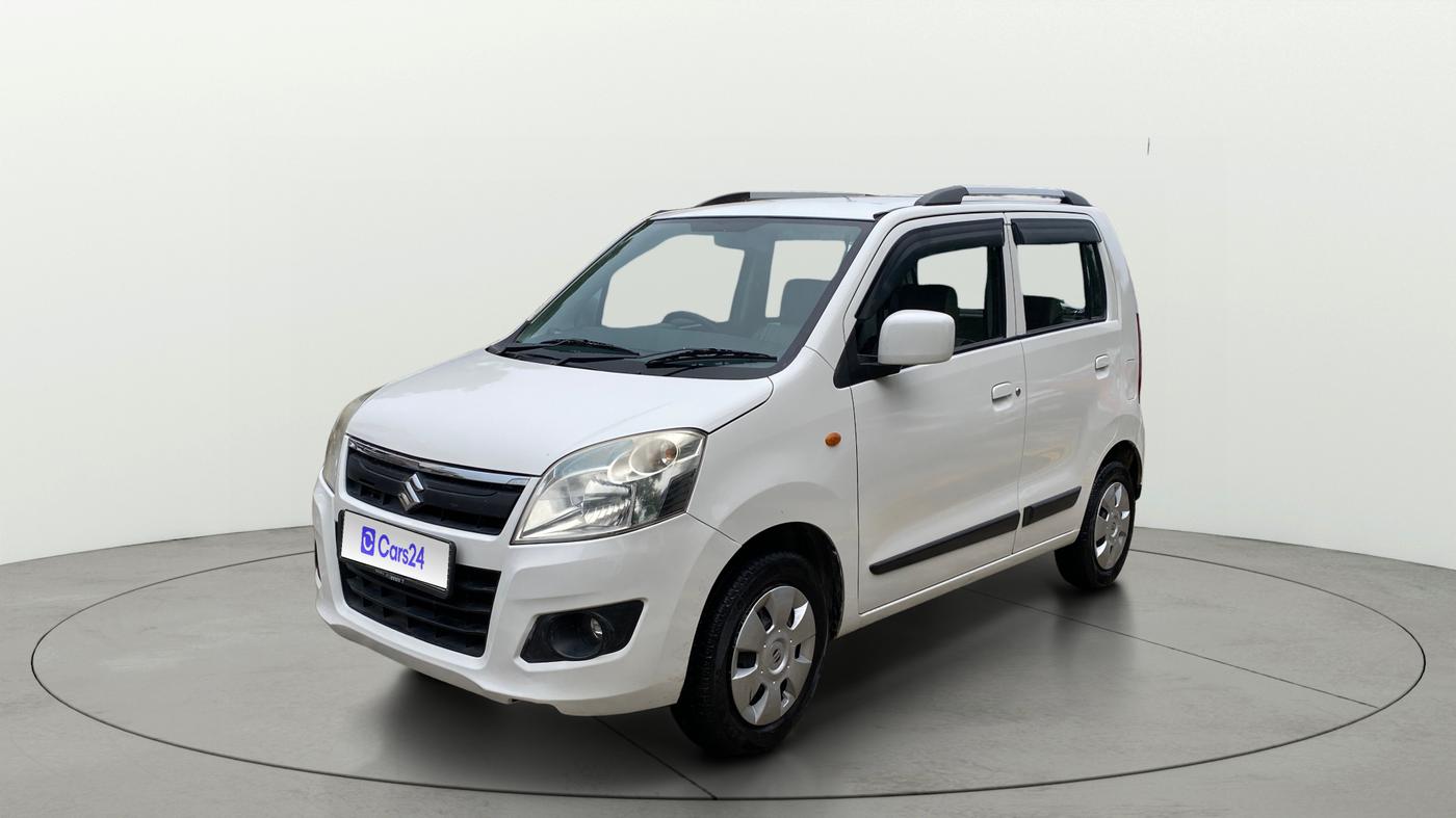2017 Maruti Wagon R 1.0 VXI, CNG, Manual, 1,32,273 km, Left Front Diagonal